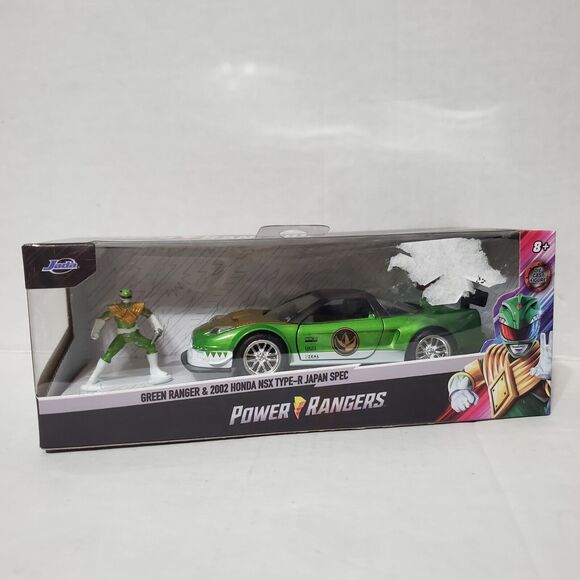 JADA Toys Power Rangers 1:24 Cars Green, Pink & Red Ranger Bundle Lot Of 3 New - Picture 5 of 9